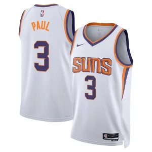 Chris Paul Phoenix Suns Nike Unisex Elegant Swingman Jersey Association Edition White/Purple Ideal for Collectors