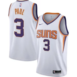 Chris Paul Phoenix Suns Nike Youth Swingman Jersey Association Edition White/Purple Trendy Perfect for Game Day