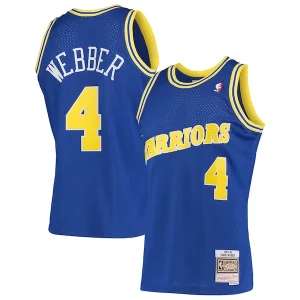 Chris Webber Golden State Warriors 1993/94 Hardwood Unique Classics Swingman Jersey Royal Must - Have for Jerseys Lovers