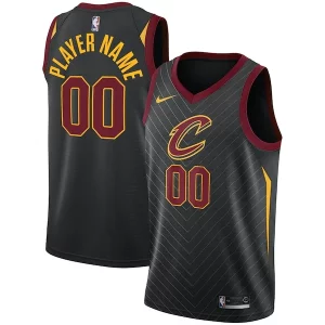 Cleveland Cavaliers Nike Trendy Swingman Custom Jersey Black Statement Edition Ideal for Collectors