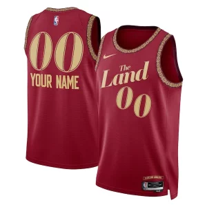 Cleveland Cavaliers Nike Unisex 2023/24 Custom Premium Swingman Jersey Wine City Edition for Basketball Enthusiasts