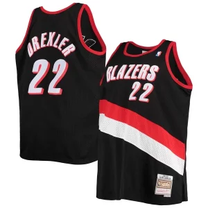 Clyde Drexler Portland Trail Blazers 1991/92 Big & Tall Hardwood Classics Swingman Premium Jersey Black Great for Fans