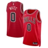 Coby Gorgeous White Chicago Bulls Nike Unisex Swingman Jersey Icon Edition Red Ideal for Collectors
