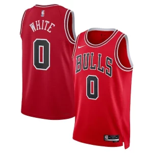 Coby Gorgeous White Chicago Bulls Nike Unisex Swingman Jersey Icon Edition Red Ideal for Collectors