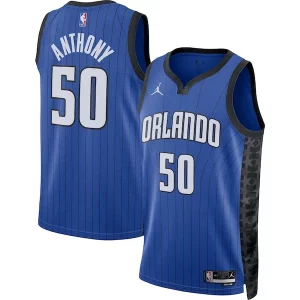 Cole Anthony Orlando Magic Jordan Brand Unisex Swingman Jersey Statement Edition Blue Unique Must - Have for Jerseys Lovers