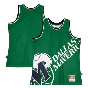 Dallas Fabulous Mavericks Hardwood Classics Blown Out Fashion Jersey Green Must - Have for Jerseys Lovers
