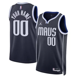 Dallas Mavericks Jordan Brand Unisex 2022/23 Swingman Custom Jersey Statement Edition Navy Trendy Ideal for Collectors