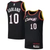 Darius Garland Cleveland Cavaliers Eye - catching Nike Swingman Player Jersey City Edition Black Must - Have for Jerseys Lovers