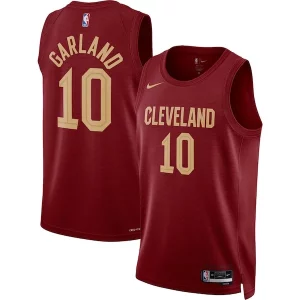 Darius Garland Cleveland Cavaliers Nike Unisex Trendy Swingman Jersey Icon Edition Wine/White Ideal for Collectors