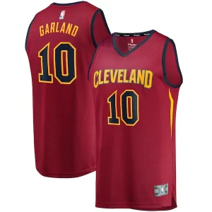 Darius Garland Cleveland Cavaliers Youth Replica Trendy Fast Break Jersey Wine Icon Edition Ideal for Collectors