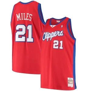 Darius Miles LA Clippers Hardwood Classics Swingman Jersey Red Eye - catching Ideal for Collectors