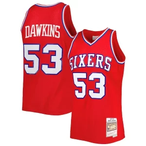Darryl Dawkins Philadelphia 76ers Premium Hardwood Classics 1979/80 Swingman Jersey Red Ideal for Collectors