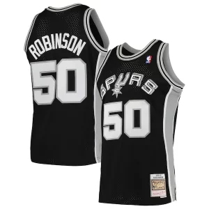 David Premium Robinson San Antonio Spurs 1991/92 Hardwood Classics Swingman Jersey Black Must - Have for Jerseys Lovers