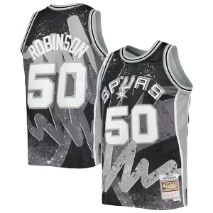 David Robinson San Antonio Spurs Hardwood Classics 1998/99 Hyper Hoops Chic Swingman Jersey Black Perfect for Game Day