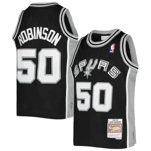 David Robinson San Antonio Spurs Youth 1998/99 Hardwood Classics Elegant Swingman Jersey Black for Basketball Enthusiasts