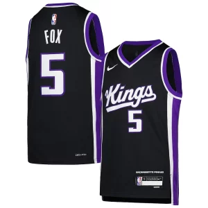 De'Aaron Elegant Fox Sacramento Kings Nike Youth Swingman Jersey Icon Edition Purple for Basketball Enthusiasts