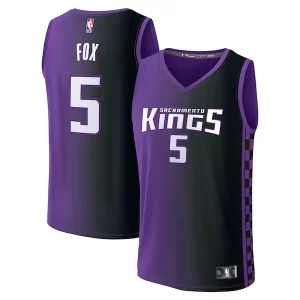 De'Aaron Fabulous Fox Sacramento Kings Fast Break Replica Player Jersey Statement Edition Purple Perfect for Game Day