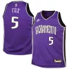 De'Aaron Fox Sacramento Kings Nike Youth 2024/25 Swingman Jersey Elegant Purple Classic Edition Ideal for Collectors