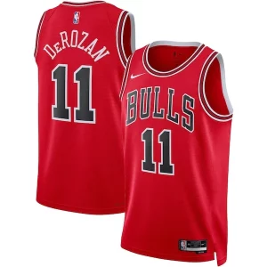 DeMar DeRozan Chicago Bulls Nike Unisex Eye - catching Swingman Jersey Icon Edition Red/White Must - Have for Jerseys Lovers