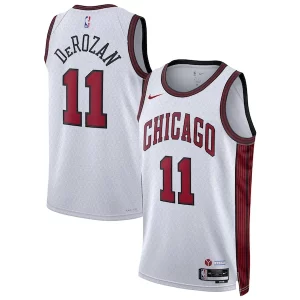 DeMar DeRozan Chicago Bulls Unique Nike Unisex 2022/23 Swingman Jersey City Edition White Perfect for Game Day