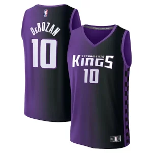 DeMar DeRozan Stylish Sacramento Kings Youth Fast Break Replica Player Jersey Statement Edition Purple Ideal for Collectors