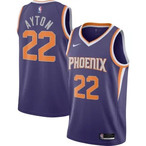 Deandre Ayton Phoenix Suns Nike 2020/21 Swingman Player Jersey Icon Gorgeous Edition Purple Perfect for Game Day