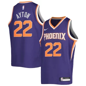 Deandre Fabulous Ayton Phoenix Suns Nike Youth Swingman Jersey Icon Edition Purple/White Ideal for Collectors