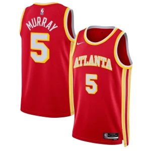 Dejounte Murray Atlanta Hawks Nike Unisex Swingman Jersey Chic Association Edition Red for Basketball Enthusiasts