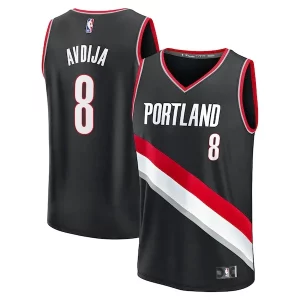 Deni Avdija Portland Trail Blazers Elegant Fast Break Replica Player Jersey Icon Edition Black Perfect for Game Day