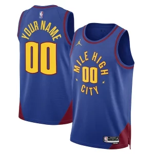 Denver Nuggets Jordan Brand Unisex 2022/23 Swingman Fabulous Custom Jersey Statement Edition Blue Ideal for Collectors