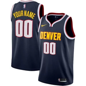 Denver Nuggets Nike 2022/23 Swingman Custom Jersey Icon Eye - catching Edition Navy Perfect for Game Day