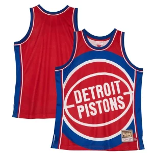 Detroit Pistons Hardwood Classics Blown Out Fashion Jersey Eye - catching Red Ideal for Collectors