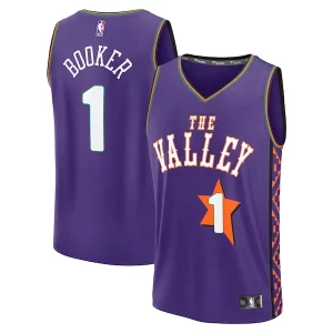 Devin Booker Phoenix Suns Youth 2024/25 Fast Break Player Jersey City Edition Premium Purple Ideal for Collectors