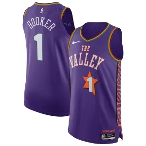 Devin Booker Phoenix Suns Nike Premium 2024/25 Authentic Player Jersey City Edition Purple Perfect for Game Day