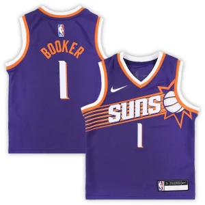 Devin Booker Phoenix Suns Nike Preschool Swingman Elegant Player Jersey Icon Edition Purple for Basketball Enthusiasts