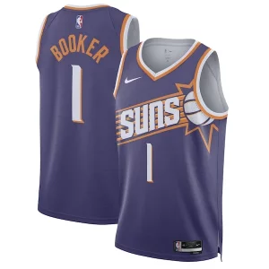 Devin Booker Phoenix Suns Nike Unisex Swingman Jersey Icon Unique Edition Purple/White for Basketball Enthusiasts
