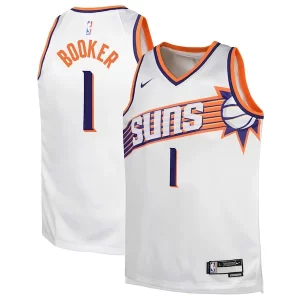 Devin Booker Phoenix Suns Nike Youth Swingman Jersey Association Premium Edition White Ideal for Collectors