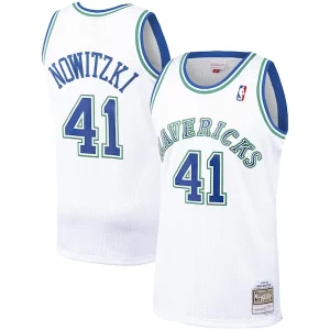 Dirk Nowitzki Dallas Mavericks 1998/99 Trendy Hardwood Classics Swingman Jersey White Great for Fans