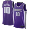 Domantas Sabonis Sacramento Kings Nike Unisex Swingman Jersey Icon Edition Purple Eye - catching Perfect for Game Day