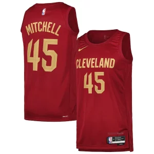 Donovan Mitchell Cleveland Cavaliers Nike Swingman Player Jersey Icon Edition Premium Wine for Basketball Enthusiasts