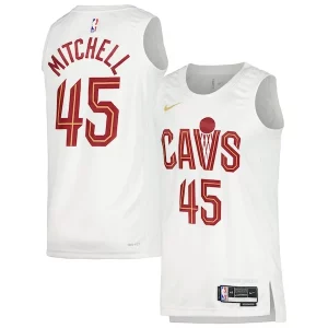 Donovan Mitchell Gorgeous Cleveland Cavaliers Nike Unisex Swingman Jersey Association Edition White/Wine Ideal for Collectors