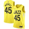 Donovan Mitchell Utah Jazz Nike Unisex Swingman Jersey Icon Fabulous Edition Gold Must - Have for Jerseys Lovers