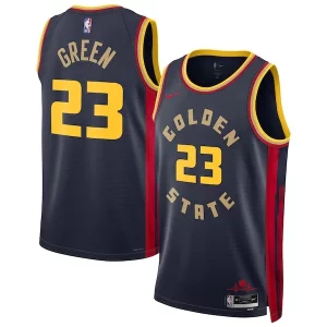 Draymond Green Golden Elegant State Warriors Nike Unisex 2024/25 Swingman Player Jersey City Edition Navy Must - Have for Jerseys Lovers