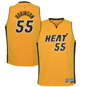 Duncan Robinson Miami Heat Stylish Nike Youth 2020/21 Swingman Player Jersey Trophy Gold Earned Edition Perfect for Game Day