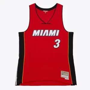 Dwyane Chic Wade Miami Heat Women's 2005/06 Hardwood Classics Swingman Jersey Red Perfect for Game Day