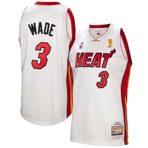 Dwyane Wade Miami Heat 2005 06 Authentic Player Jersey White Eye - catching Must - Have for Jerseys Lovers