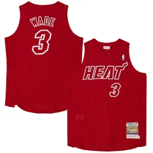 Dwyane Wade Miami Heat 2012 Authentic Player Chic Jersey Scarlet Must - Have for Jerseys Lovers