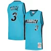 Dwyane Wade Miami Heat Hardwood Classics 2005/06 Tropical Swingman Fabulous Jersey Blue Perfect for Game Day