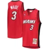 Dwyane Wade Miami Heat Youth 2005/06 Hardwood Classics Swingman Jersey Eye - catching Red Ideal for Collectors