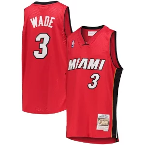 Dwyane Wade Miami Heat Youth 2005/06 Hardwood Classics Swingman Jersey Eye - catching Red Ideal for Collectors